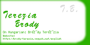 terezia brody business card